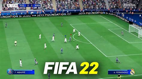 Fifa 22 Gameplay Real Madrid Vs Paris Saint Germain Others Ps5