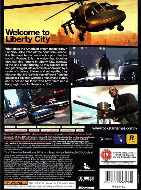 Grand Theft Auto Iv Special Edition 2008 Box Cover Art Mobygames