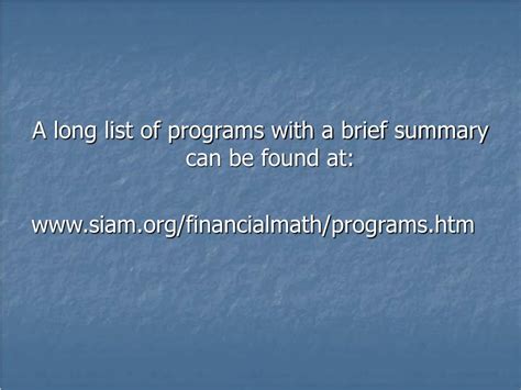 Carnegie mellon university bs computational finance ms computational finance. PPT - COMPUTATIONAL FINANCE: PowerPoint Presentation, free ...