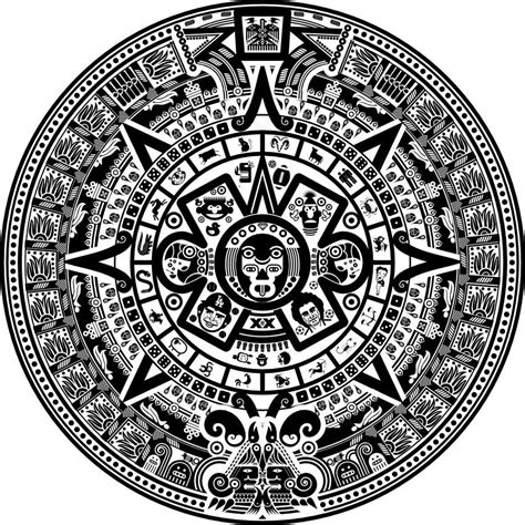 Printable Aztec Calendar Customize And Print