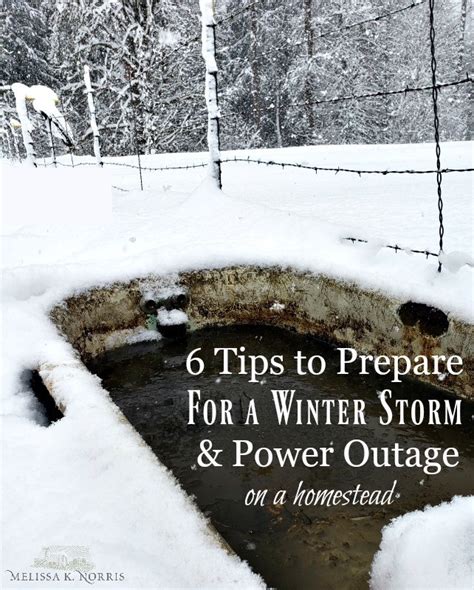 6 Tips To Prepare For A Snow Storm Homesteader Style Melissa K Norris