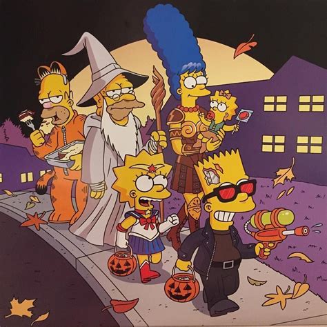 Simpsons Halloween Wallpapers Wallpaper Cave