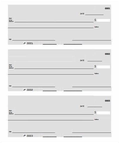 Fillable Blank Check Template Pdf