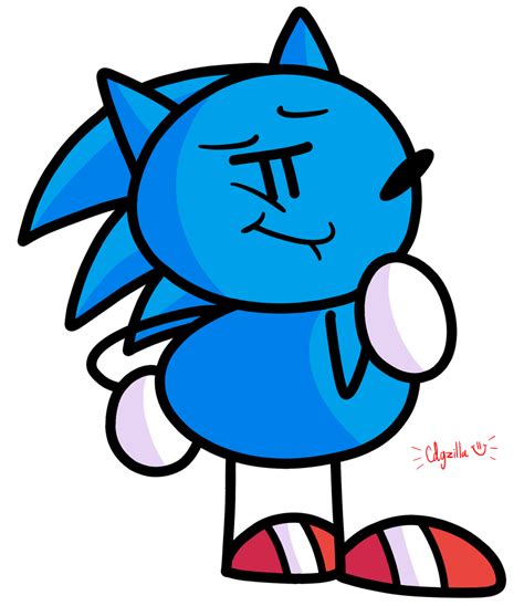 Sonic The Sketchhog Smug Face By Cdgzilla9000 On Deviantart