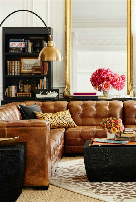 Leather Furniture Living Room Decorating Atitudeemude
