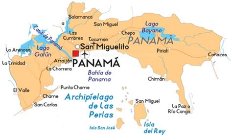Political Map Of Panamá