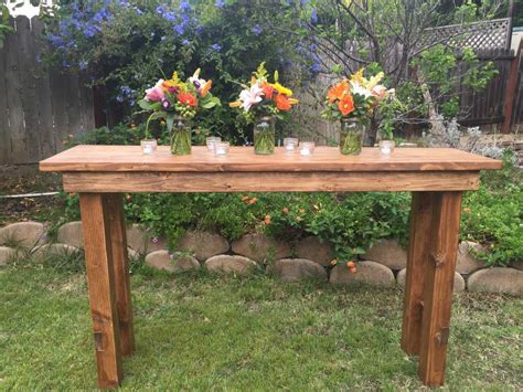 Rustic Farm Table Rentals San Diego Backyard Cedars Events