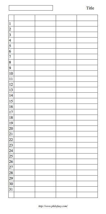 Free Printable Lined Paper With 3 Columns