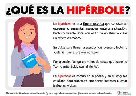 Qué Es La Hipérbole Definición De Hipérbole