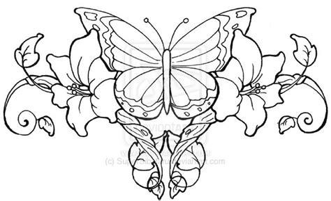 Vine rose, rose page border, angle, white png. Symmetrical Designs to Color | Butterfly Vines by ~SuperSibataru on deviantART | coloring pages ...