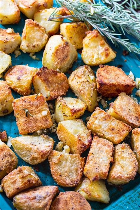 Super Crispy Roasted Potatoes Recipe Crispy Potatoes Roasted