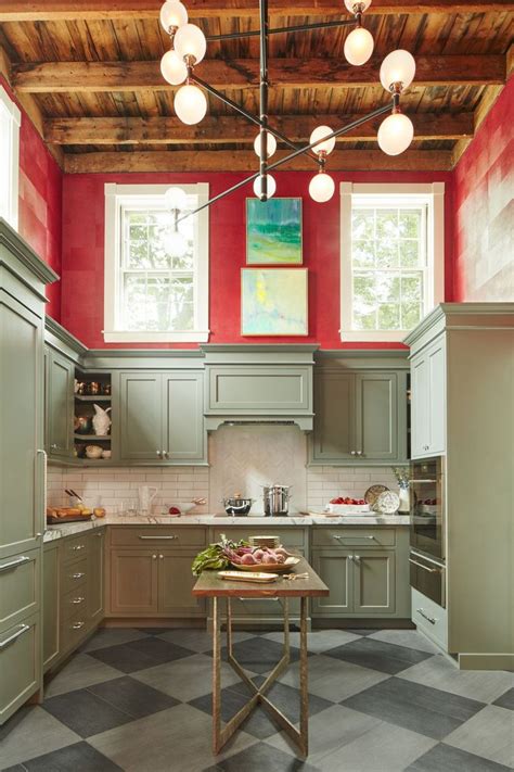 These Glamorous Green Kitchens Will Make You Want To Paint Your