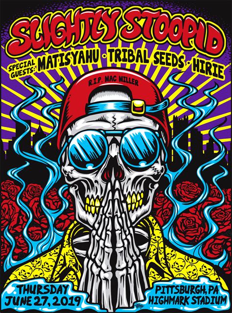 Slightly Stoopid Pa 19 18x24 Screenprinted Poster Signed And Numbered · Jimbo Phillips