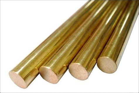 3 Mm To 200 Mm Yellow Phosphor Bronze Round Bar Grade C54400 At Rs