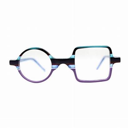 Funky Frames Eyeglasses Circle Square Glasses Eye