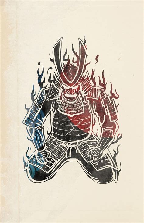 The samurai is an important symbol in japanese culture. Samurai Art Print by Mikio Murakami | Samurai art, Samurai ...