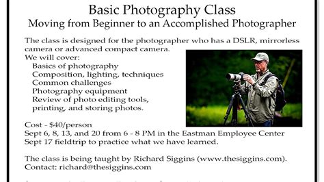 Photography Basic Photography Classes Photo Choices