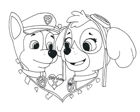 Personajes De Paw Patrol Para Colorear / Dibujos infantiles para