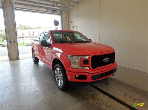 2018 Race Red Ford F150 Stx Supercab 4x4 123469790