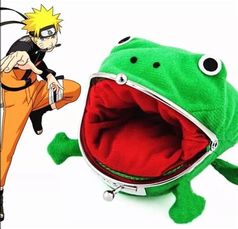 Naruto Gama Chan Frog Toad Coin Purse Wallet 12cm Us Seller Coin