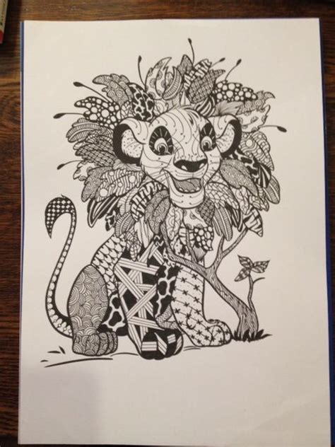 With complicated zentangle designs & intricate coloring pages, coloring is a creative experience for. 17 Best images about Disney zentangle on Pinterest ...