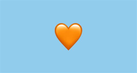Y esas imágenes también se pueden copiar. 🧡 Orange Heart Emoji