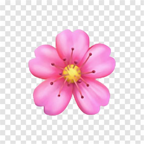 Iphone Flower Emoji Cherry Blossom Perennial Plant Rosa Rubiginosa