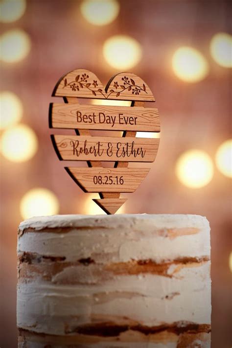 Wedding Cake Toppers Rustic