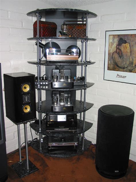 Custom DIY Audio Video Stereo Rack