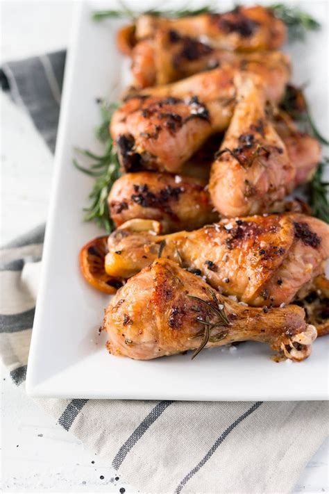 Simple Oven Roasted Chicken Drumsticks Made With Butter Garlic Herbs