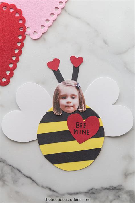 valentine bee craft   printable   ideas