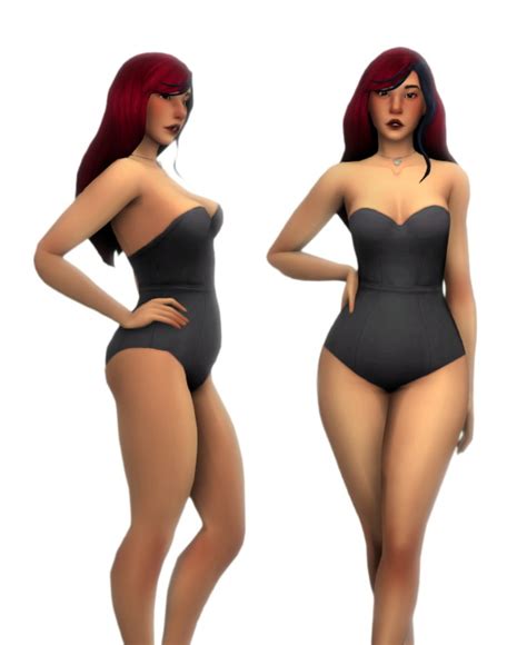 Marias4 curvy body preset 4. Body preset at Simandy » Sims 4 Updates