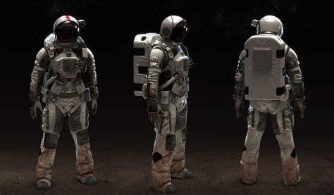 Astronaut02 Jeff Miller Space Suit Futuristic Space Suit Astronaut