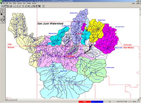 San Juan Basin Sub Watersheds Download Scientific Diagram
