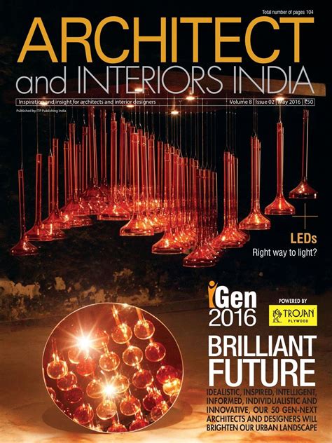 Architect And Interiors India May 2016 Magazine