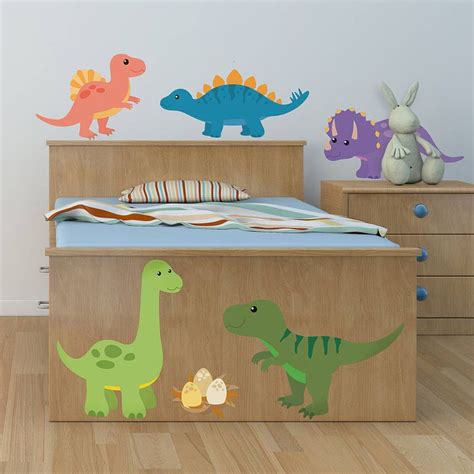 Childrens Dinosaur Wall Sticker Set By Oakdene Designs Children Room