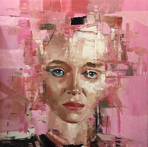 Abstract Paintings Of Faces Portraits Fubiz Media