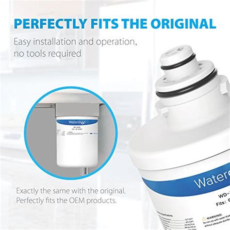 Waterdrop Fxrc Refrigerator Water Filter Replacement For Ge Mxrc