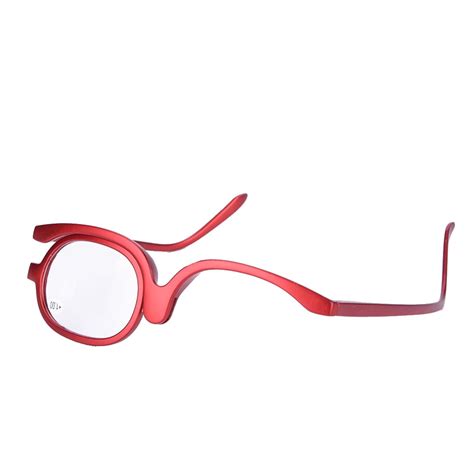 Walfront Magnify Eye Makeup Glasses Single Lens Rotating Glasses Women Makeup Essential Tool
