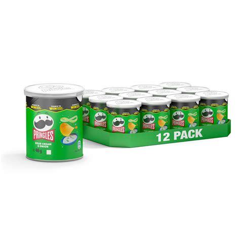 Pringles Sour Cream And Onion 40g Multipack Crisps Iceland Foods