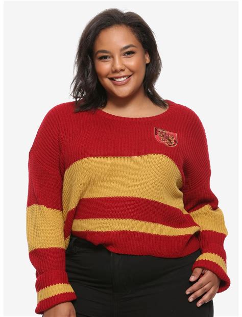 Harry Potter Gryffindor Girls Quidditch Sweater Plus Size Hot Topic