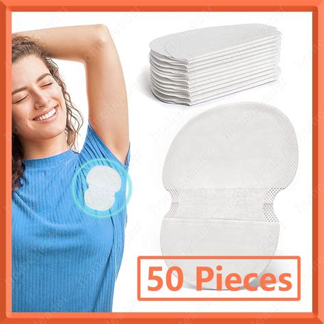 50pcs Underarm Sweat Pads Armpit Care Sweat Scent Perspiration Stickers