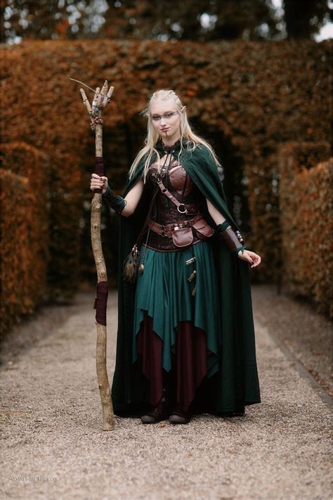 Wood Elf Druid Elfia Fantasy Fair Arcen 2018 Druid Costume Elf
