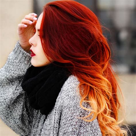 There are so many hot shades of red that it is too hard to pick only one shade. 140 Glamorous Ombre Hair colors in 2020 - 2021 - Page 6 ...