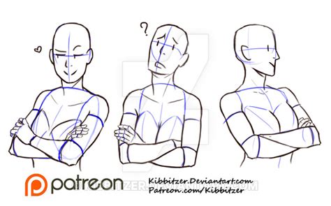 Crossed Arms Reference Sheet 2 By Kibbitzer On Deviantart Arm Drawing