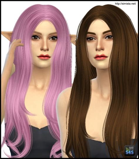 Sims 4 Hairs Simista Alesso`s 60s Hairstyle Retextured