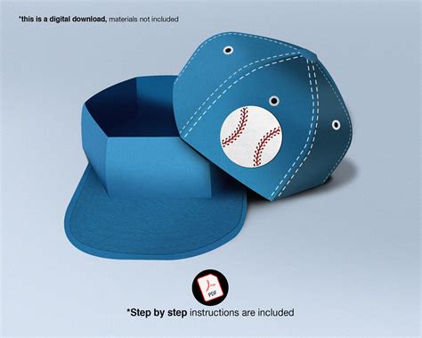 Baseball Cap T Box Template
