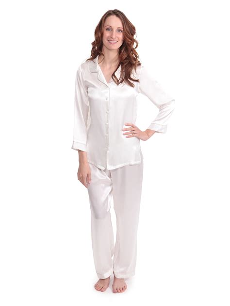 Texeresilk Womens Luxury Silk Pajama Set Beautiful Sleepwear T Ideas