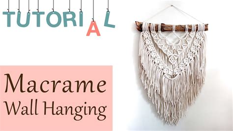 Bohemian Macrame Wall Hanging Tutorial YouTube