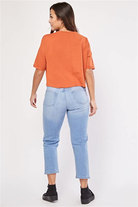 Low Waist Skinny Cropped Jeans Just 7